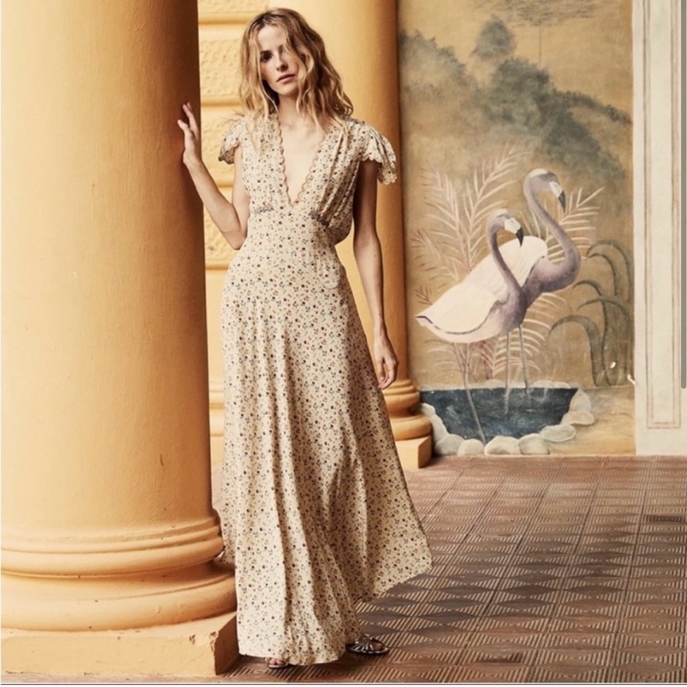 Doen Adra Dress - Cream Papillon - XS